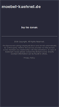 Mobile Screenshot of moebel-kuehnel.de